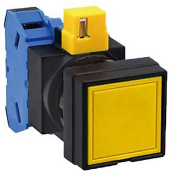 Ảnh của Nút nhấn nhả không đèn IDEC HW2B-M110Y D22 1NO (Vàng)