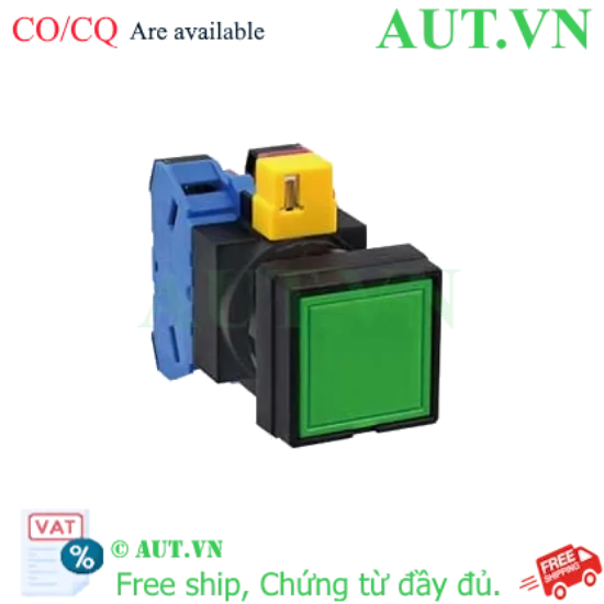 Ảnh của Nút nhấn nhả không đèn IDEC HW2B-M111G D22 1NO+1NC (Xanh)