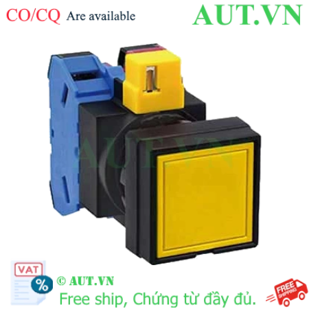 Ảnh của Nút nhấn nhả không đèn IDEC HW2B-M111Y D22 1NO+1NC (Vàng)