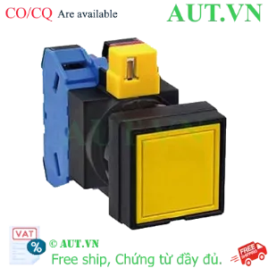 Ảnh của Nút nhấn nhả không đèn IDEC HW2B-M111Y-MAU D22 1NO+1NC (Vàng)