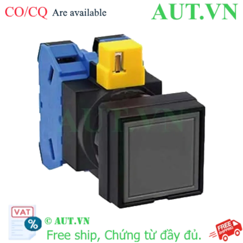 Ảnh của Nút nhấn nhả không đèn IDEC HW2B-M120B-MAU D22 2NO (Đen)