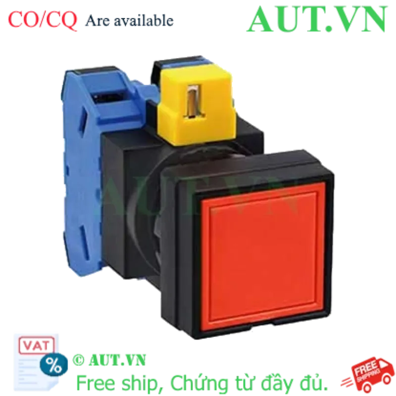Ảnh của Nút nhấn nhả không đèn IDEC HW2B-M120R-MAU D22 2NO (Đỏ)