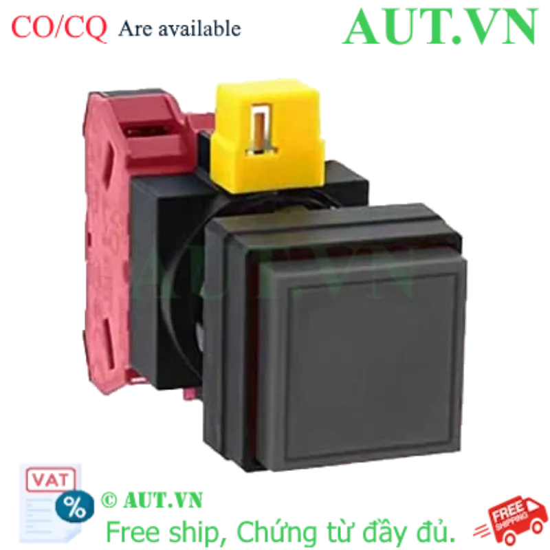 Ảnh của Nút nhấn nhả không đèn IDEC HW2B-M201B-MAU D22 1NC (Đen)