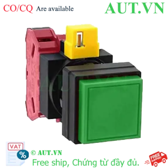 Ảnh của Nút nhấn nhả không đèn IDEC HW2B-M201G-MAU D22 1NC (Xanh)