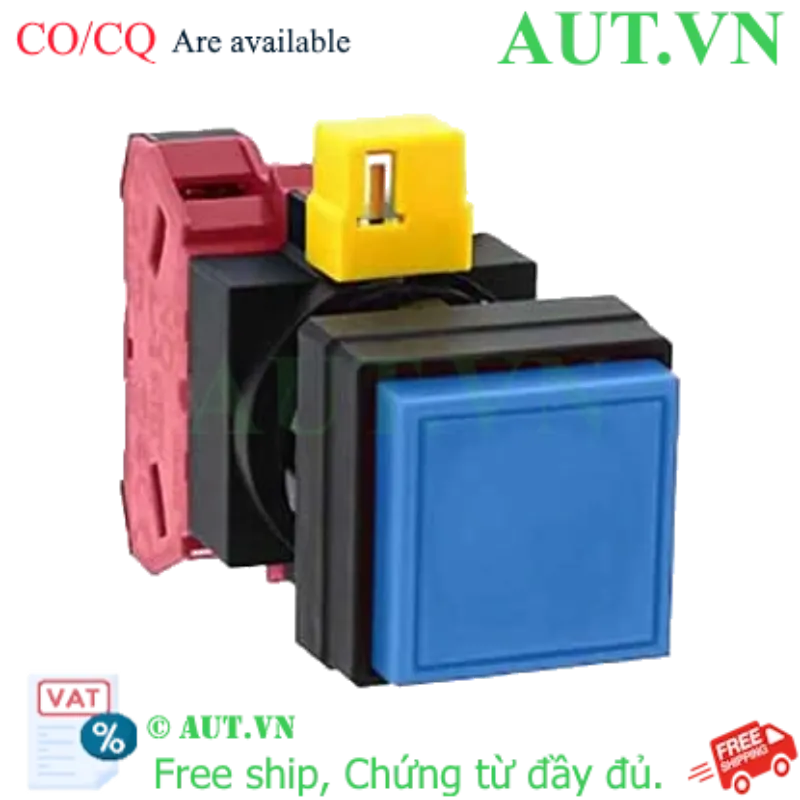 Ảnh của Nút nhấn nhả không đèn IDEC HW2B-M201S-MAU D22 1NC (Xanh)