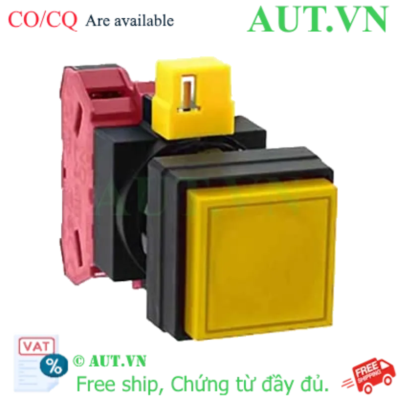 Ảnh của Nút nhấn nhả không đèn IDEC HW2B-M201Y D22 1NC (Vàng)