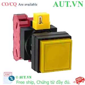 Ảnh của Nút nhấn nhả không đèn IDEC HW2B-M201Y-MAU D22 1NC (Vàng)