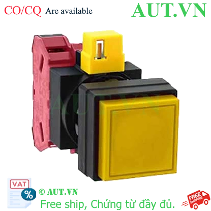 Ảnh của Nút nhấn nhả không đèn IDEC HW2B-M201Y-MAU D22 1NC (Vàng)