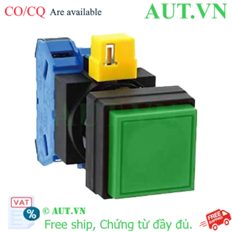 Ảnh của Nút nhấn nhả không đèn IDEC HW2B-M210G D22 1NO (Xanh)