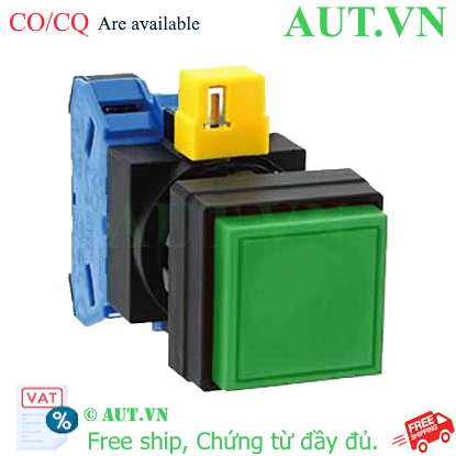 Ảnh của Nút nhấn nhả không đèn IDEC HW2B-M210G-MAU D22 1NO (Xanh)