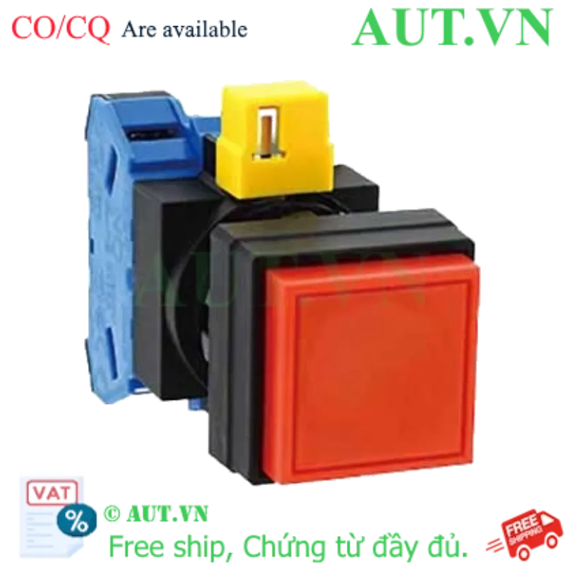 Ảnh của Nút nhấn nhả không đèn IDEC HW2B-M210R-MAU D22 1NO (Đỏ)