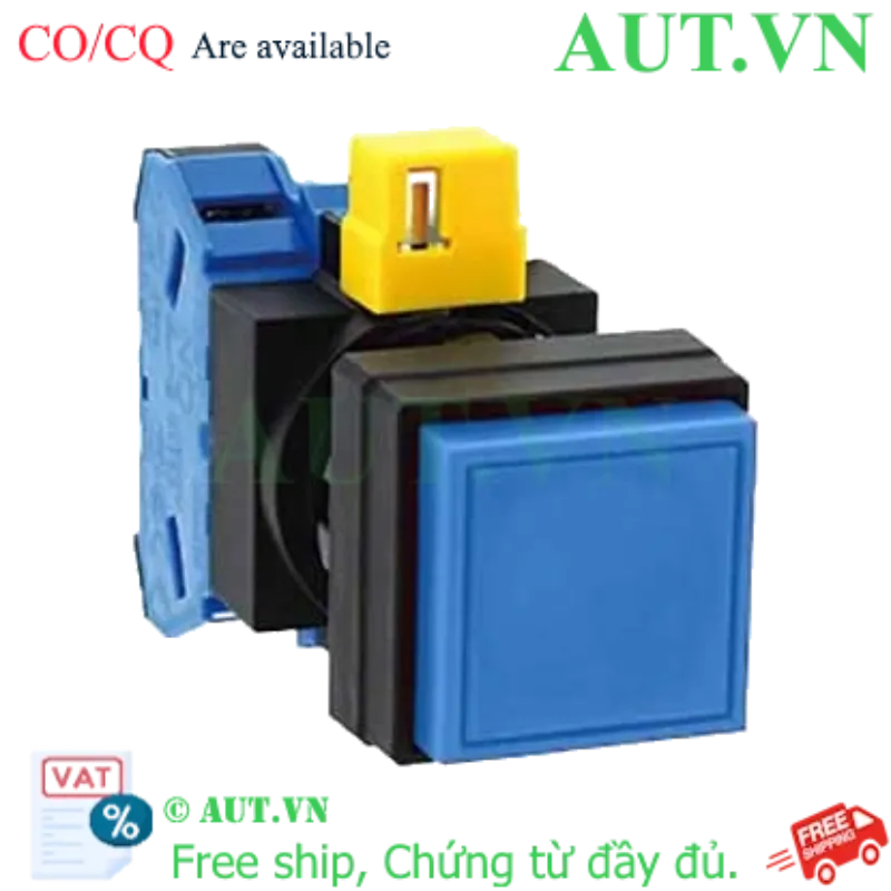 Ảnh của Nút nhấn nhả không đèn IDEC HW2B-M210S-MAU D22 1NO (Xanh)