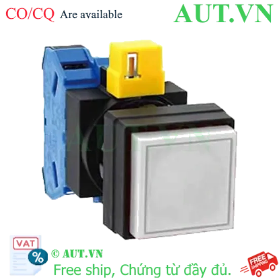 Ảnh của Nút nhấn nhả không đèn IDEC HW2B-M210W D22 1NO (Trắng)