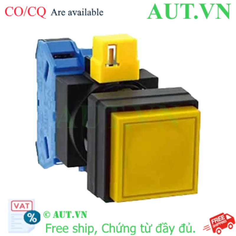 Ảnh của Nút nhấn nhả không đèn IDEC HW2B-M210Y D22 1NO (Vàng)