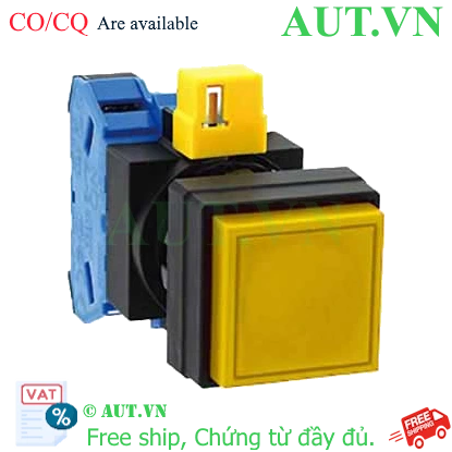 Ảnh của Nút nhấn nhả không đèn IDEC HW2B-M210Y-MAU D22 1NO (Vàng)