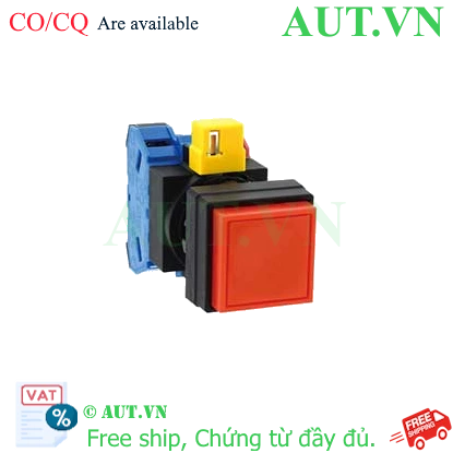 Ảnh của Nút nhấn nhả không đèn IDEC HW2B-M211Y-MAU D22 1NO+1NC (Vàng)