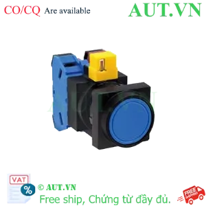 Ảnh của Nút nhấn nhả không đèn IDEC HW3B-M111S-MAU D22 1NO+1NC (Xanh)