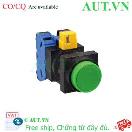 Ảnh của Nút nhấn nhả không đèn IDEC HW3B-M211G D22 1NO+1NC (Xanh)
