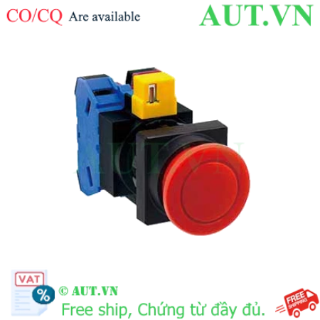 Ảnh của Nút nhấn nhả không đèn IDEC HW3B-M311R D22 1NO+1NC (Đỏ)