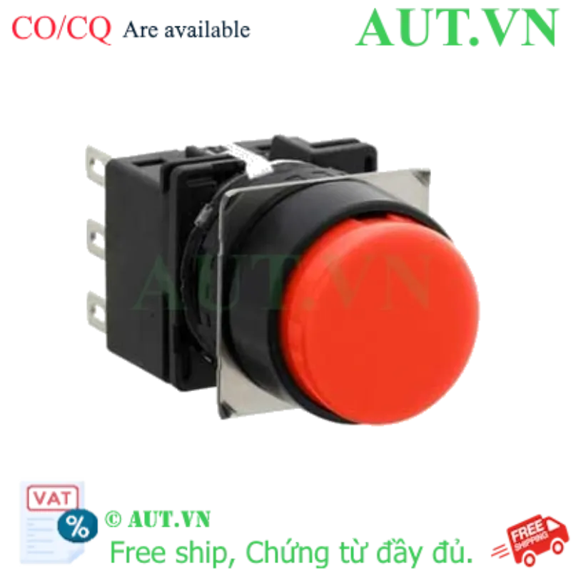 Ảnh của Nút nhấn nhả không đèn IDEC LB1B-M1T1R D16 1NO+1NC (Đỏ)