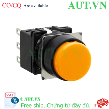 Ảnh của Nút nhấn nhả không đèn IDEC LB1B-M1T2LA D16 2NO+2NC (Hổ phách)
