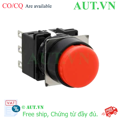 Ảnh của Nút nhấn nhả không đèn IDEC LB1B-M1T2LR D16 2NO+2NC (Đỏ)