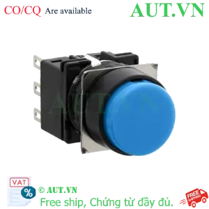 Ảnh của Nút nhấn nhả không đèn IDEC LB1B-M1T2LS D16 2NO+2NC (Xanh)