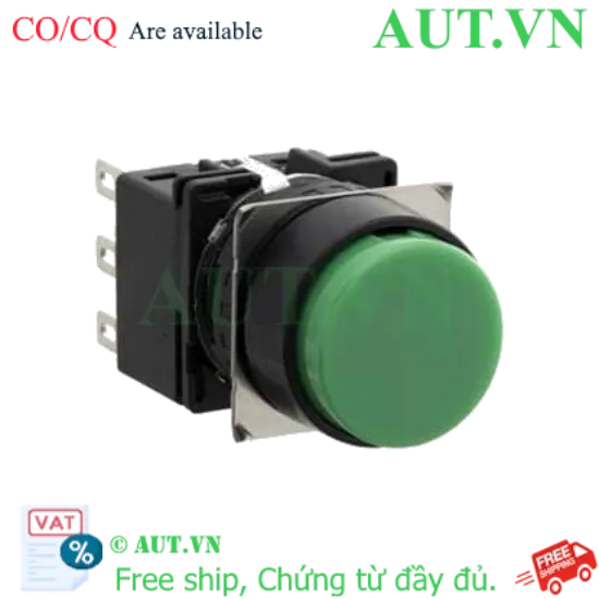 Ảnh của Nút nhấn nhả không đèn IDEC LB1B-M1T3G D16 3NO+3NC (Xanh)