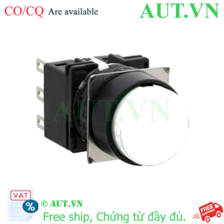 Ảnh của Nút nhấn nhả không đèn IDEC LB1B-M1T3LW D16 3NO+3NC (Trắng)