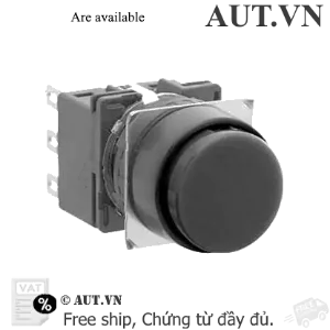Ảnh của Nút nhấn nhả không đèn IDEC LB1B-M1T5B D16 1NO+1NC (Đen)