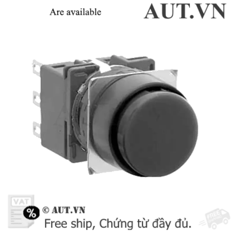 Ảnh của Nút nhấn nhả không đèn IDEC LB1B-M1T5B D16 1NO+1NC (Đen)