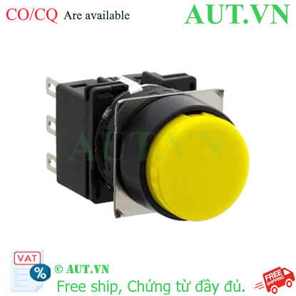 Ảnh của Nút nhấn nhả không đèn IDEC LB1B-M1T5LY D16 1NO+1NC (Vàng)