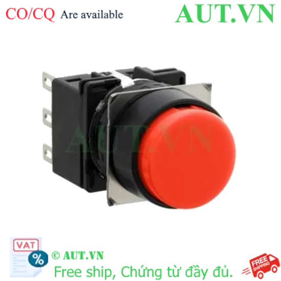 Ảnh của Nút nhấn nhả không đèn IDEC LB1B-M1T5R D16 1NO+1NC (Đỏ)