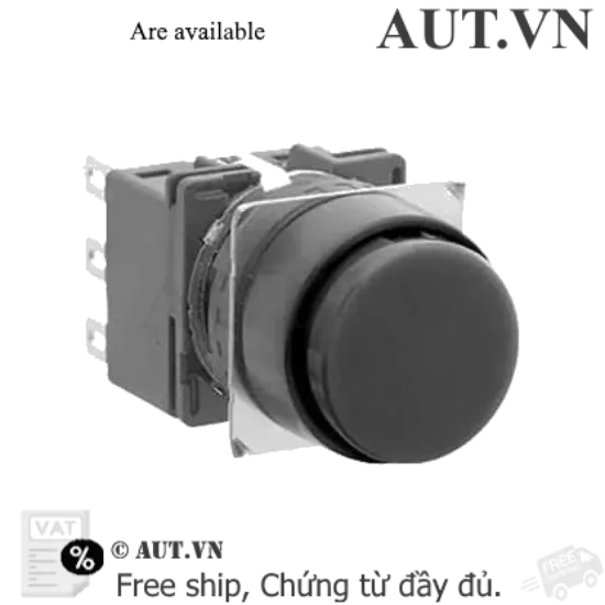 Ảnh của Nút nhấn nhả không đèn IDEC LB1B-M1T7B D16 3NO+3NC (Đen)