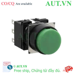Ảnh của Nút nhấn nhả không đèn IDEC LB1B-M1T7LG D16 3NO+3NC (Xanh)