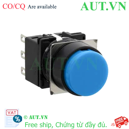 Ảnh của Nút nhấn nhả không đèn IDEC LB1B-M1T7LS D16 3NO+3NC (Xanh)