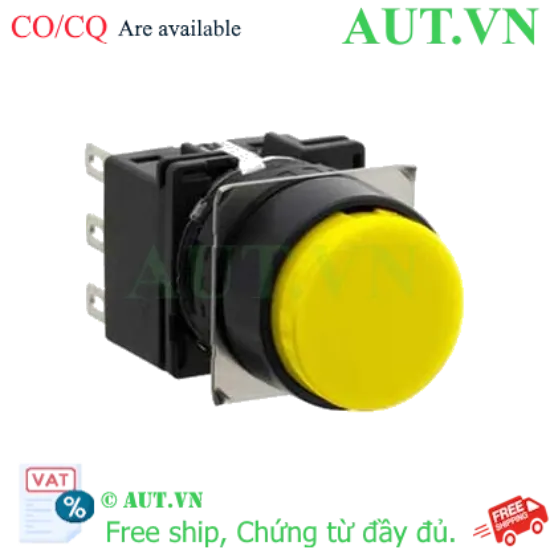 Ảnh của Nút nhấn nhả không đèn IDEC LB1B-M1T7LY D16 3NO+3NC (Vàng)