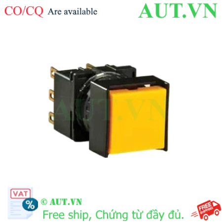 Ảnh của Nút nhấn nhả không đèn IDEC LB2B-M1T2Y D16 2NO+2NC (Vàng)