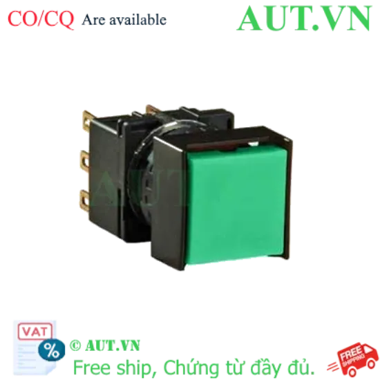 Ảnh của Nút nhấn nhả không đèn IDEC LB2B-M1T5G D16 1NO+1NC (Xanh)