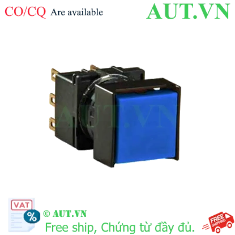 Ảnh của Nút nhấn nhả không đèn IDEC LB2B-M1T5S D16 1NO+1NC (Xanh)