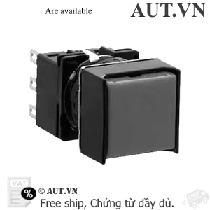 Ảnh của Nút nhấn nhả không đèn IDEC LB2B-M1T6LR D16 2NO+2NC (Đỏ)