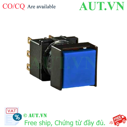 Ảnh của Nút nhấn nhả không đèn IDEC LB2B-M1T6LS D16 2NO+2NC (Xanh)