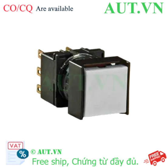 Ảnh của Nút nhấn nhả không đèn IDEC LB2B-M1T6W D16 2NO+2NC (Trắng)