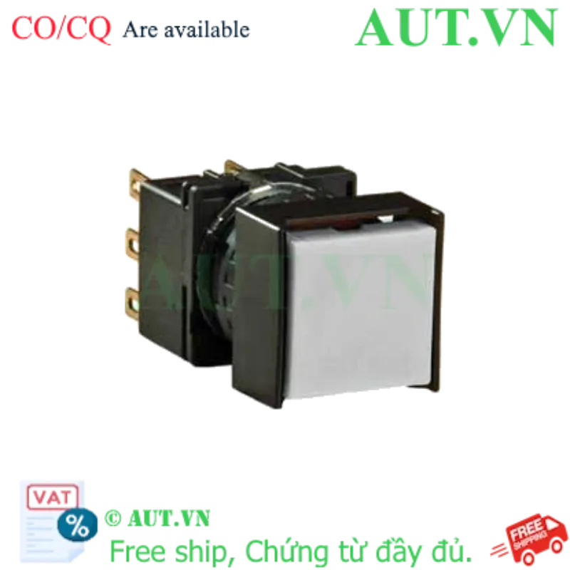 Ảnh của Nút nhấn nhả không đèn IDEC LB2B-M1T7LW D16 3NO+3NC (Trắng)