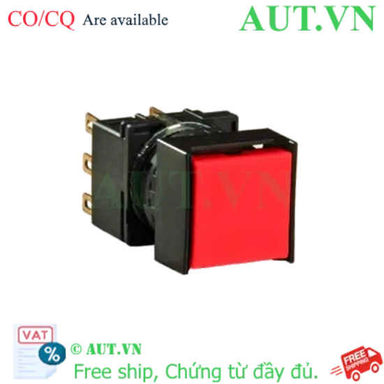 Ảnh của Nút nhấn nhả không đèn IDEC LB2B-M1T7R D16 3NO+3NC (Đỏ)