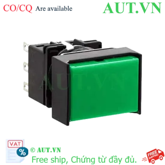 Ảnh của Nút nhấn nhả không đèn IDEC LB3B-M1T1G D16 1NO+1NC (Xanh)