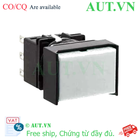 Ảnh của Nút nhấn nhả không đèn IDEC LB3B-M1T1LW D16 1NO+1NC (Trắng)