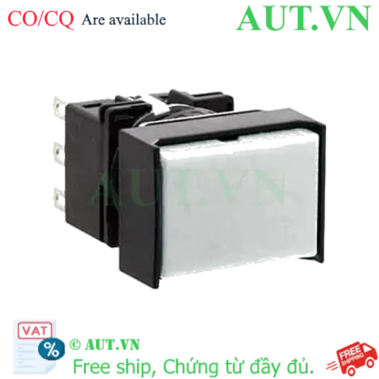 Ảnh của Nút nhấn nhả không đèn IDEC LB3B-M1T6LW D16 2NO+2NC (Trắng)
