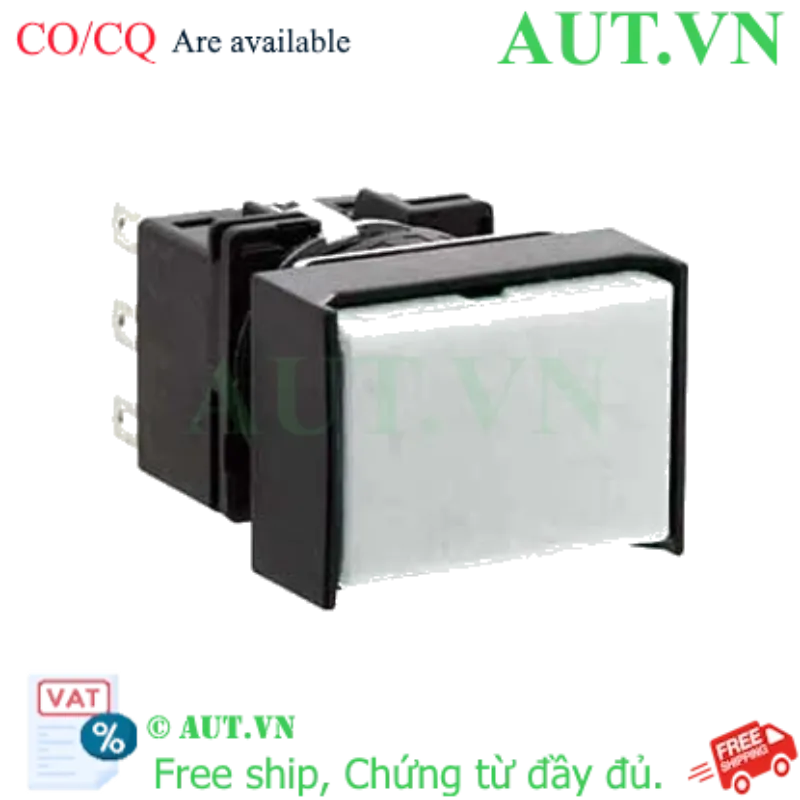 Ảnh của Nút nhấn nhả không đèn IDEC LB3B-M1T6LW D16 2NO+2NC (Trắng)