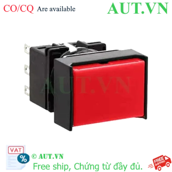 Ảnh của Nút nhấn nhả không đèn IDEC LB3B-M1T6R D16 2NO+2NC (Đỏ)